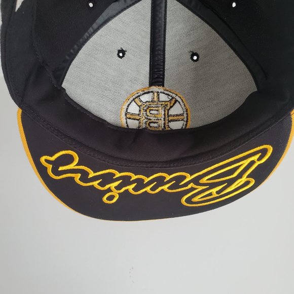 BOSTON BRUINS Strapback Hat Embroidered Logo Official NHL Hockey Team Swag Merch - Picture 11 of 12